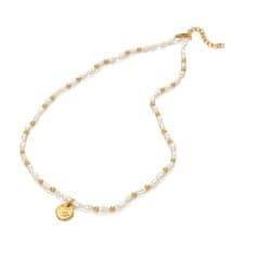 Hot Diamonds Luxusní perličkový náhrdelník s diamantem Jac Jossa Soul DN158 (řetízek, přívěsek)