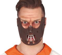 Guirca Karnevalová maska Hannibal hnědá PVC