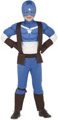 Guirca Kostým Captain America modrý 3-4 let