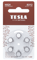 Tesla Batteries baterie do naslouchadel PR312 Zinc Air 6ks 1099137160