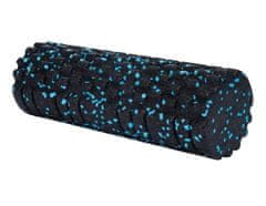 XQMAX Masážní válec pěnový Foam Roller s výstupky 33 x 14 cm modrá