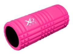 XQMAX Masážní válec pěnový Foam Roller 33 x 14,5 cm růžová