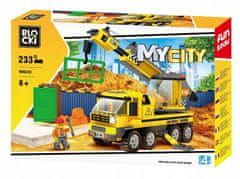 Blocki MyCity Crane 233 el Construction Auto