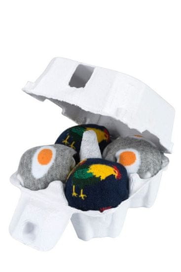 Gemini Ponožky SOXO v balení na vajíčka - vajíčka, slepice - 2pack