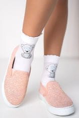 Dívčí ponožky s potiskem HANNAH DR2309 BIANCO-ZYRAFA UNI