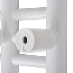 Greatstore Žebříkový radiátor na ručníky, tvar E, ústřední topení 600 x 1400 mm