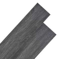 Vidaxl Podlahové desky PVC 4,46 m2 3 mm černé