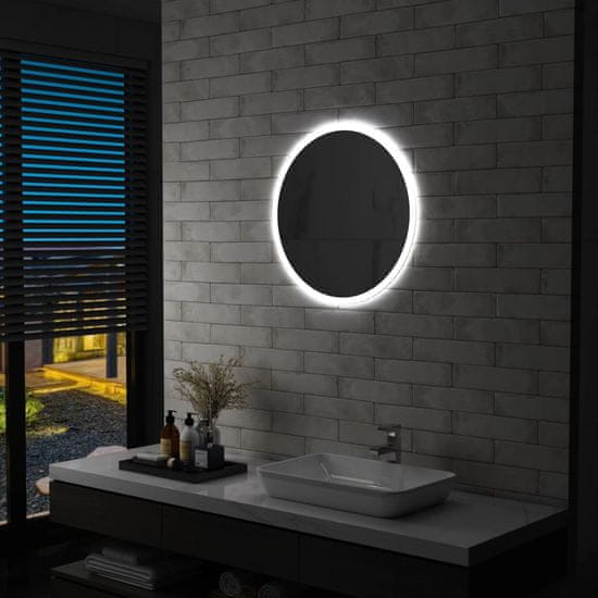 Petromila Koupelnové zrcadlo s LED osvětlením 60 cm