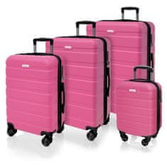 AVANCEA® Sada cestovních kufrů AVANCEA DE2708 Dark pink XSML