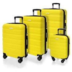 AVANCEA® Sada cestovních kufrů AVANCEA DE2708 Yellow XSML