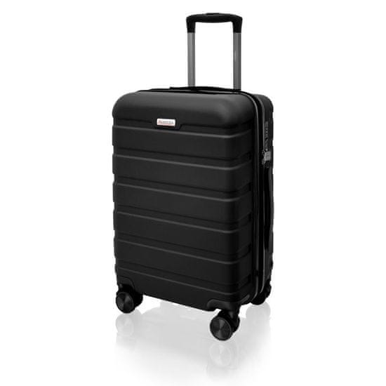 AVANCEA® Cestovní kufr DE2708 Černý S 55x38x25 cm