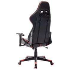 Vidaxl Herní židle černá a červená umělá kůže