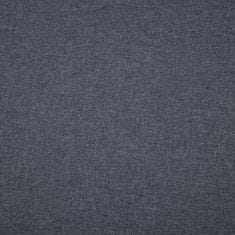 Vidaxl 3místná pohovka textilní čalounění 172 x 70 x 82 cm tmavě šedá