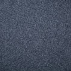 Vidaxl 3místná pohovka s textilním čalouněním tmavě šedá