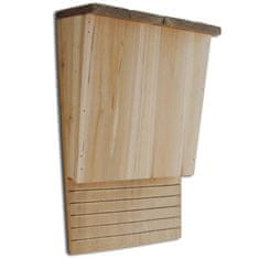 shumee Budka pro netopýry 4 ks 22 x 12 x 34 cm dřevěná