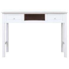 Vidaxl Psací stůl bílý 110 x 45 x 76 cm dřevo