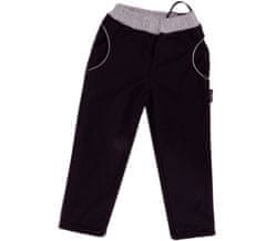 ROCKINO Dětské softshellové kalhoty vel. 110,116,122 vzor 8868 - černošedé, velikost 122