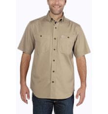 Carhartt Pracovní košile Carhartt Rugged Flex Rigby košile s krátkým rukávem DARK KHAKI - S