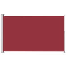 Greatstore Zatahovací boční markýza 180 x 300 cm červená