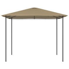 Greatstore Altán 3 x 3 x 2,6 m taupe 160 g/m2