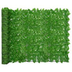 shumee Balkónová zástěna se zelenými listy 400 x 150 cm