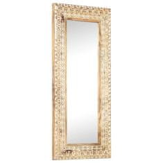 Vidaxl Ručně vyřezávané zrcadlo 110 x 50 x 11 cm masivní mangovník