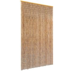 Vidaxl Dveřní závěs proti hmyzu, bambus, 120x220 cm