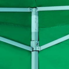 Vidaxl Skládací stan se 2 stěnami 3 x 3 m zelený