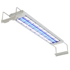 Greatstore LED akvarijní lampa 50–60 cm hliník IP67