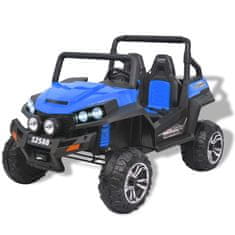 Greatstore Elektrické dětské auto 2 osoby XXL modro-černé