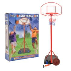 Vidaxl Přenosná basketbalová hrací sada nastavitelná 200–236 cm