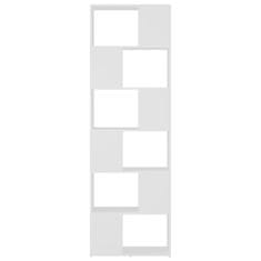 Vidaxl Knihovna / dělicí stěna bílá 60 x 24 x 186 cm