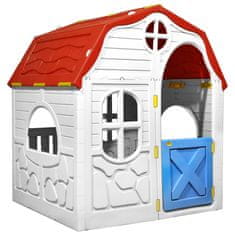 shumee Skládací dětský domeček s funkčními dveřmi a okny