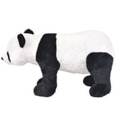 Vidaxl Stojící plyšová hračka, panda, černobílá, XXL