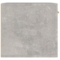 Vidaxl Nástěnná skříňka betonově šedá 60x36,5x35 cm kompozitní dřevo