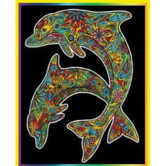 Colorvelvet Colorvelvet Sametový obrázek Delfín 47x35cm
