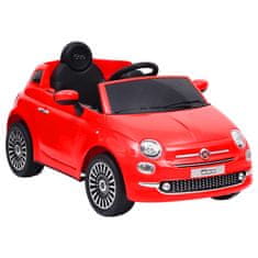 Greatstore Dětské elektrické auto Fiat 500 červené