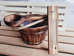Set do sauny: saunové vědro s naběračkou THERMO, 3L