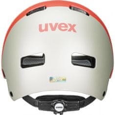 Uvex Přilba Kid 3 CC - dětské, grapefruitovo-písková mat - Velikost 55-58 cm