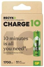 GP nabíjecí baterie ReCyko Charge 10 AA (HR6) 1700mAh, 4ks