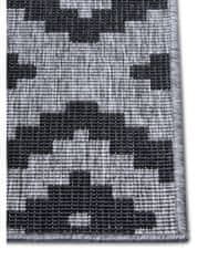 NORTHRUGS AKCE: 200x290 cm Kusový koberec Twin-Wendeteppiche 105461 Night Silver – na ven i na doma 200x290