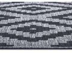 NORTHRUGS AKCE: 200x290 cm Kusový koberec Twin-Wendeteppiche 105461 Night Silver – na ven i na doma 200x290