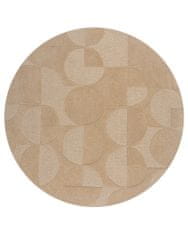 Flair Kusový koberec Moderno Gigi Natural kruh 160x160 (průměr) kruh