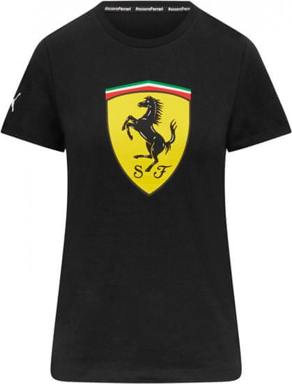 Ferrari triko SF CLASSIC Big Shield 23 dámské černo-žluto-bílo-červené