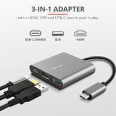 Trust adaptér Dalyx 3v1 USB-C