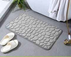 Another-Label Koupelnový koberec šedá dlažební kostky měkké