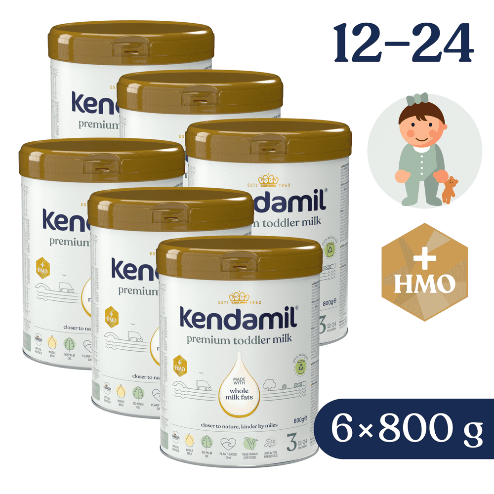 Levně Kendamil Premium 3 HMO+ 6 x 800 g
