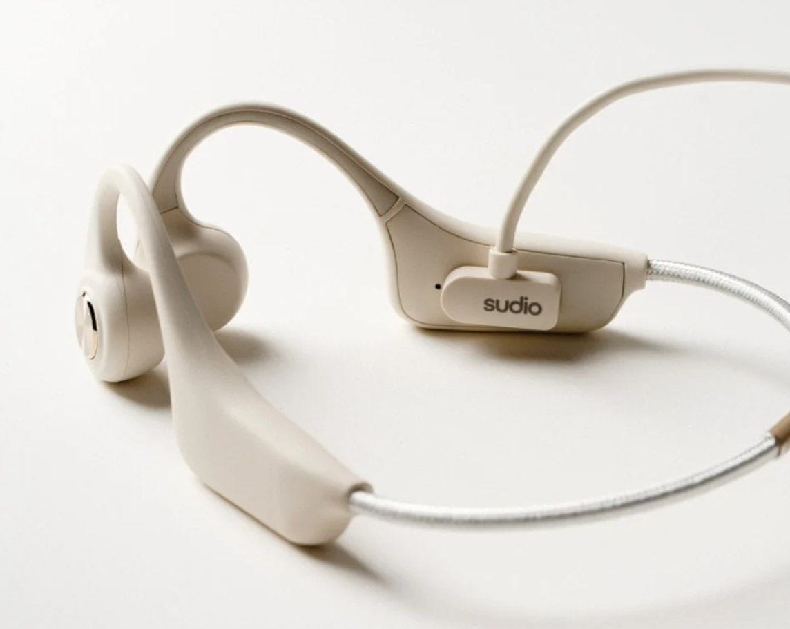 moderní bluetooth sluchátka Sudio b1 skvělý zvuk dlouhá výdrž bone conduction konstrukce handsfree funkce