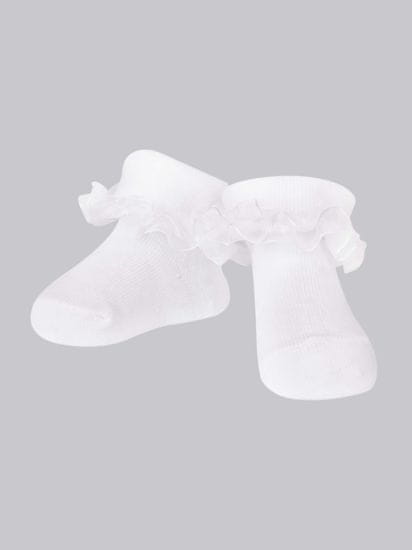 YOCLUB Yoclub Dívčí ponožky s volánky 3Pack SKA-0119G-010J-002 White