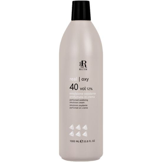RR Line Perfumed Oxydant Vol 40 - aktivátor pro barvy RR Line Crema, Chrání pokožku hlavy během barvení, 1000ml